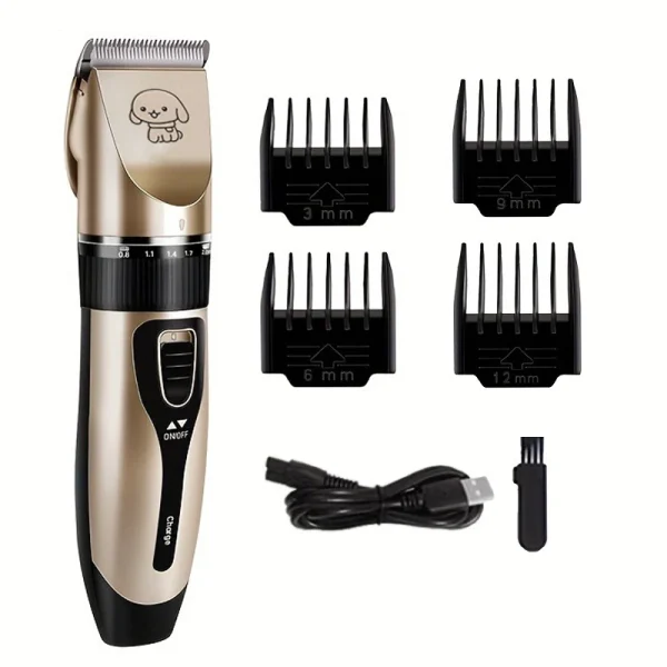 Pet Hair Trimmer Kit for Dogs & Cats – Professional Grooming