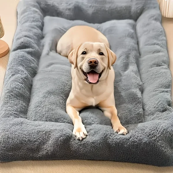 Extra Large Plush Dog Bed – Soft Crate Mat & Sofa Style