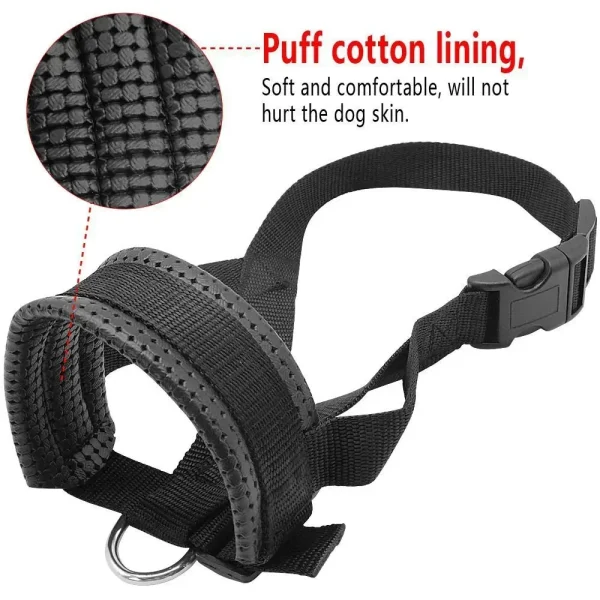 Breathable Nylon Dog Muzzle & Training Collar Set