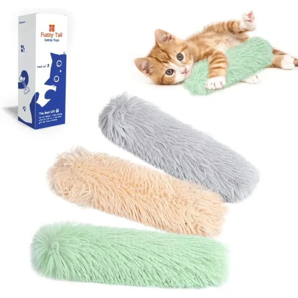 Catnip Crinkle Pillow Toy – Soft, Durable & Interactive
