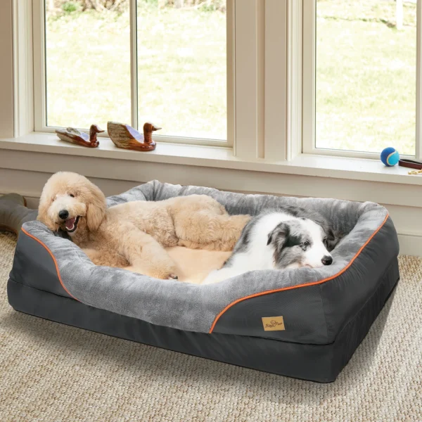 Cozy Waterproof Dog Bed with Removable Cover